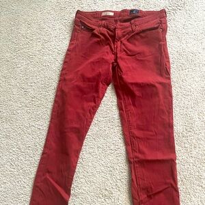 Rust/red chinos jeans